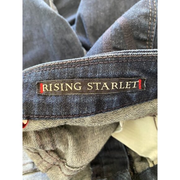 IT Jeans Womens Slim-Fit Dark Wash Denim 28 Short Cotton/Spandex Blend Stretch - Picture 7 of 9